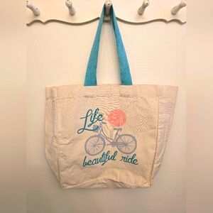 EUC Life Beautiful Ride Canvas Reusable Tote Bag